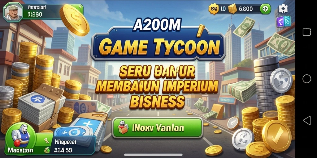 Tampilan gameplay A200M yang seru dan mendebarkan.
