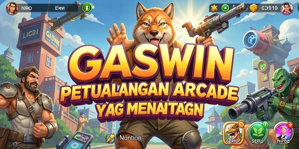 Gameplay GASWIN yang seru dengan grafis menawan.