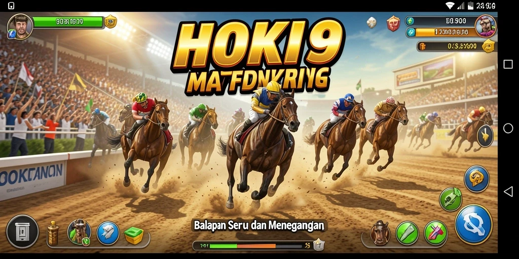 Tampilan menarik dari gameplay balapan HOKI9 yang memukau.