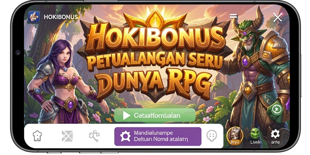 Tampilan gameplay HOKIBONUS yang seru dan penuh aksi.