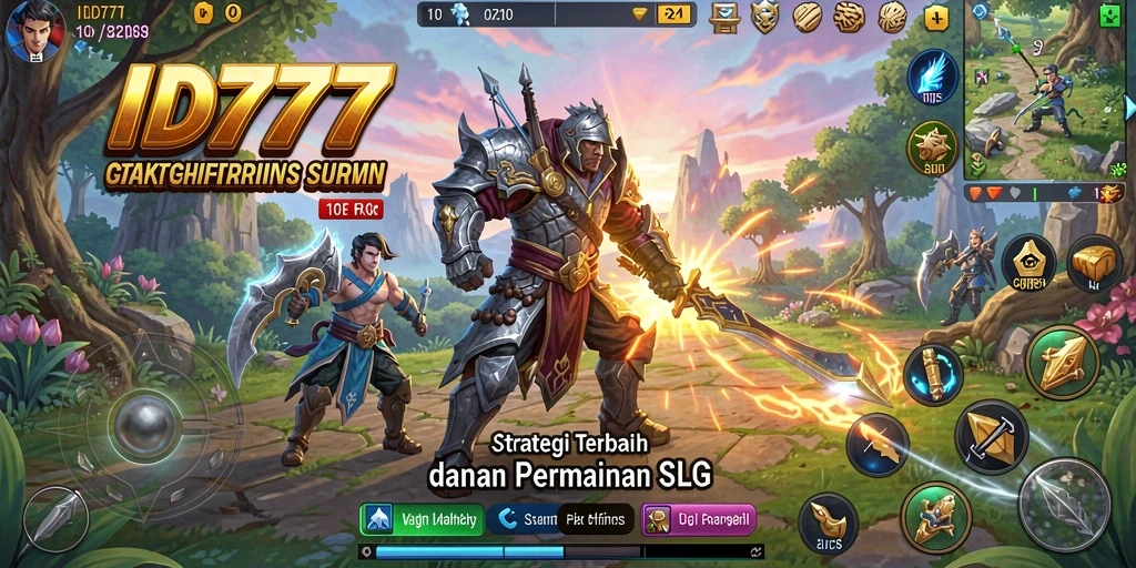 Tampilan menarik dari gameplay strategi di ID777.