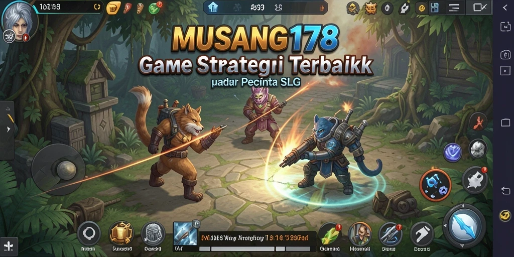 Screenshot gameplay MUSANG178 menampilkan momen strategis yang menegangkan.
