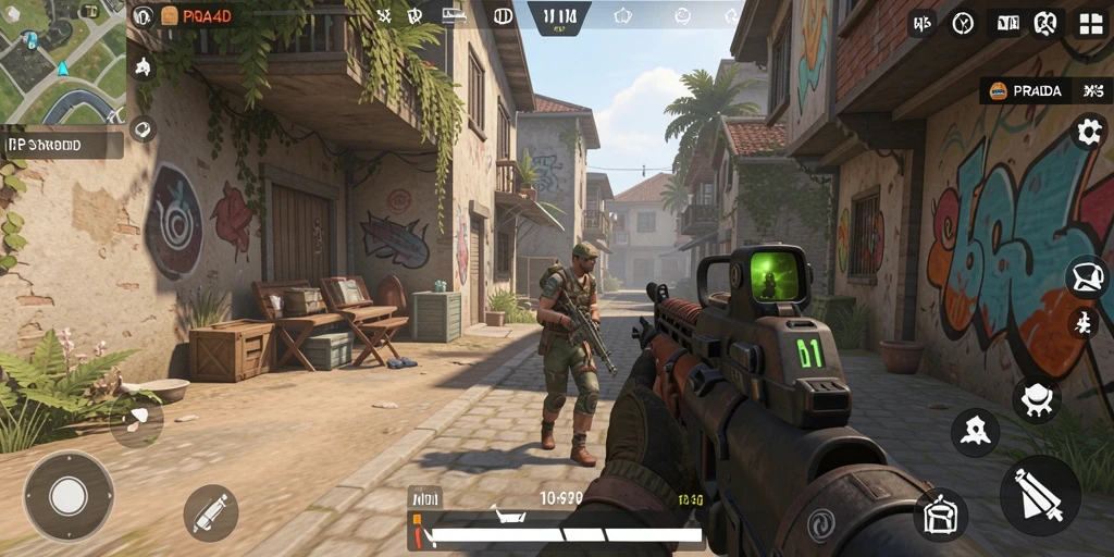 Tampilan gameplay seru dan menegangkan dari PRADA4D.