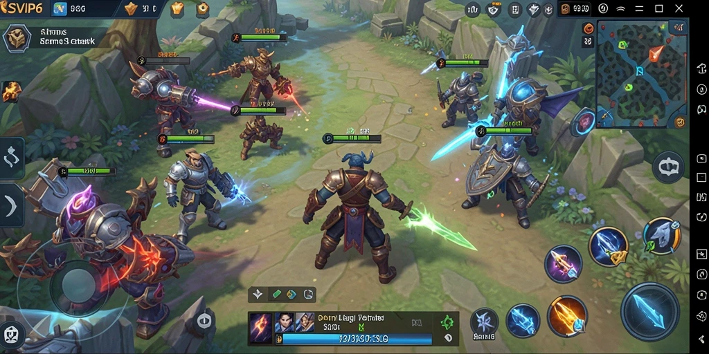 Tampilan gameplay seru dari SVIP6 yang penuh strategi.