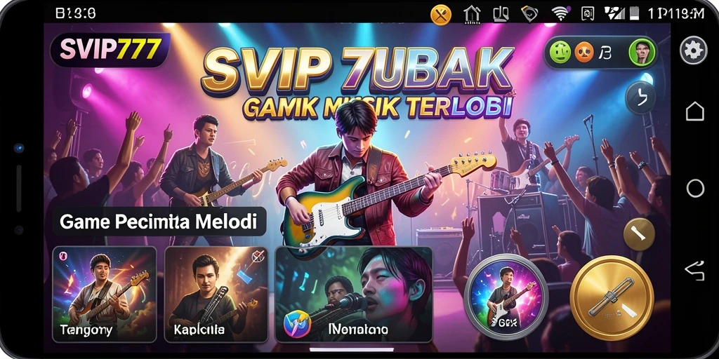 Screenshot menampilkan pemain sedang menikmati fitur karaoke SVIP777.