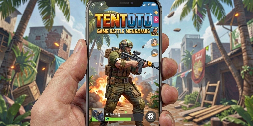 TENTOTO menampilkan aksi mendebarkan dalam pertempuran Battle Royale.