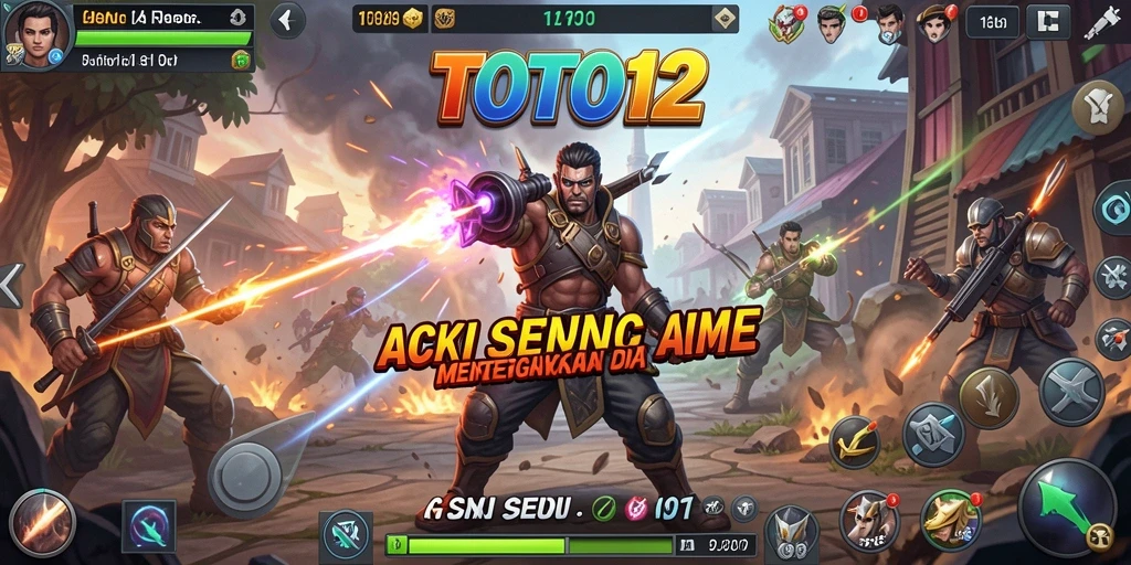 Tangkapan layar TOTO12 menampilkan aksi mendebarkan dalam gameplay.
