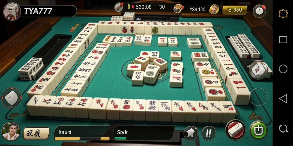 Tampilan menarik dari permainan Mahjong dalam TYA777.