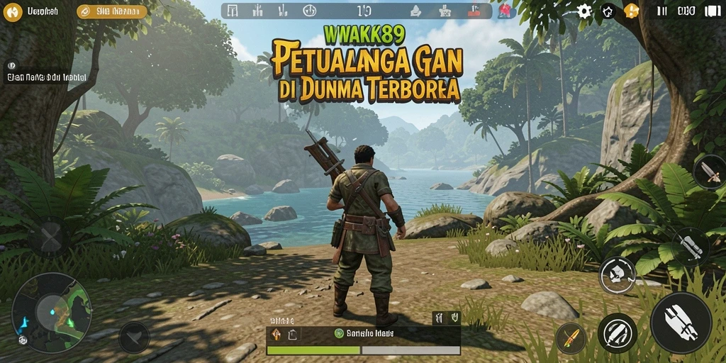 Gameplay menakjubkan WAK89 dalam dunia terbuka.